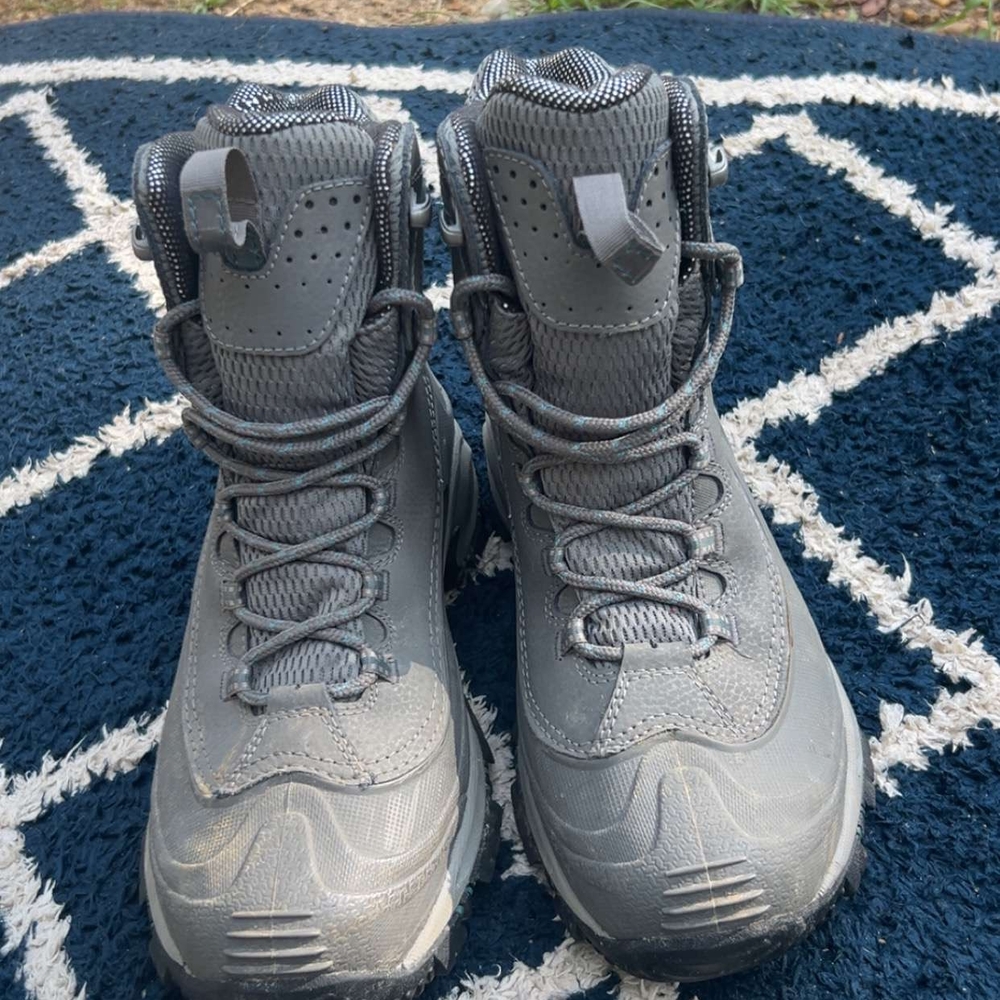 Columbia Gray Winter Rain Boots Durable Waterproof Design